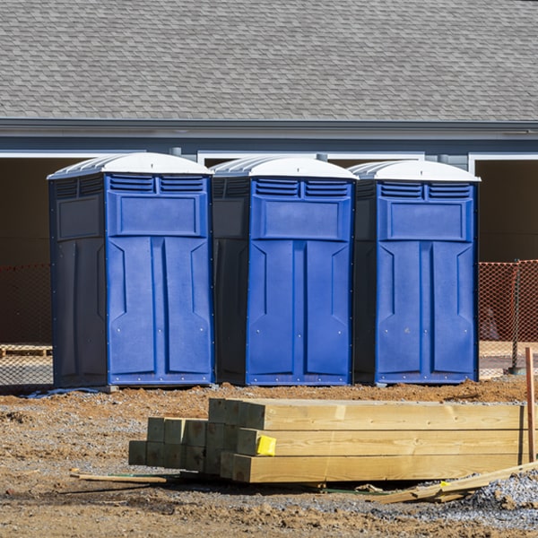 are there any restrictions on what items can be disposed of in the portable restrooms in Newtown OH